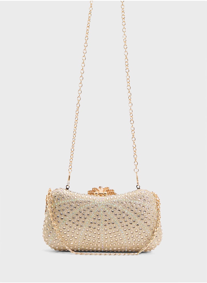 Ladies Sparkly Clutch Bag