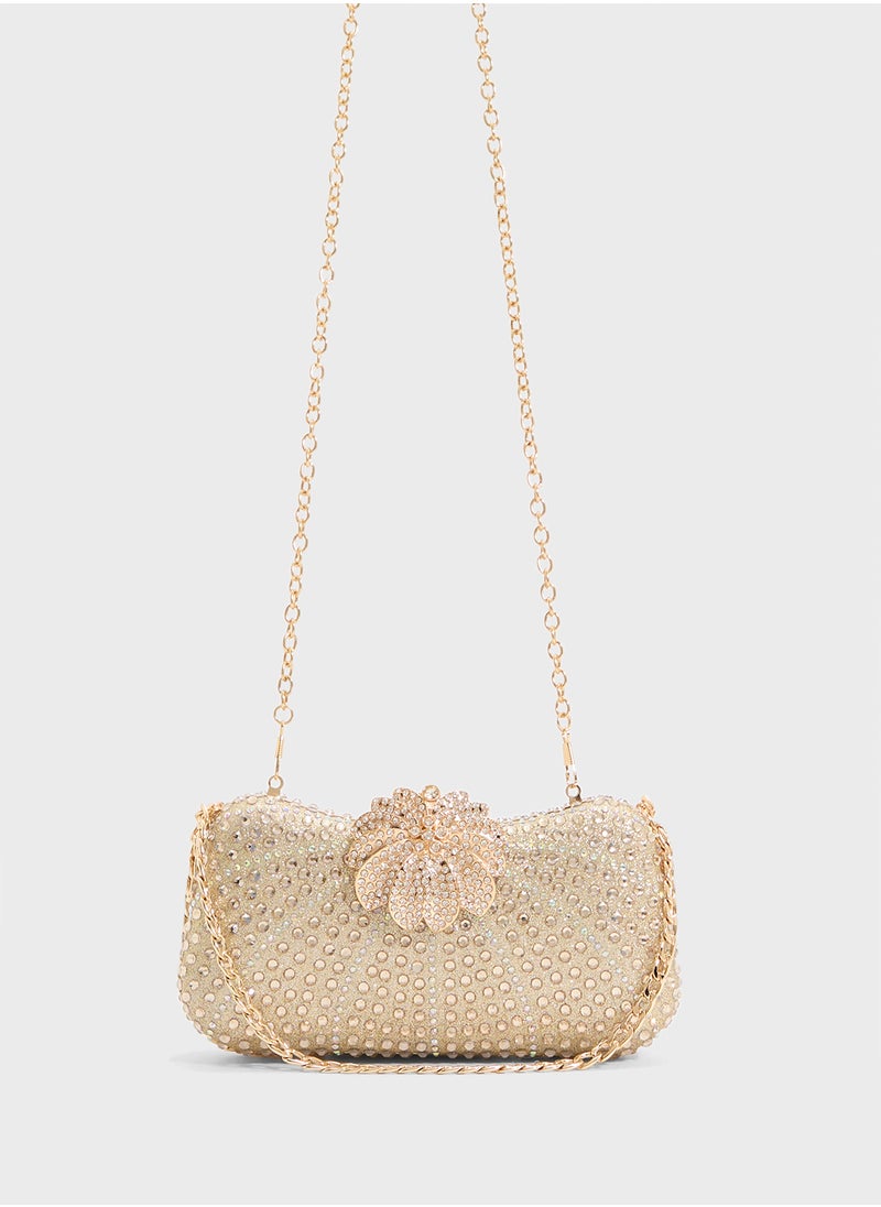 Ladies Sparkly Clutch Bag