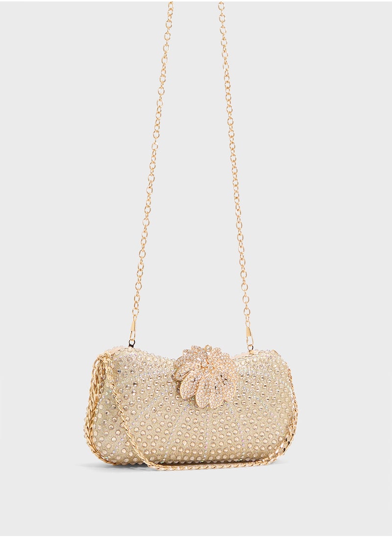 Ladies Sparkly Clutch Bag