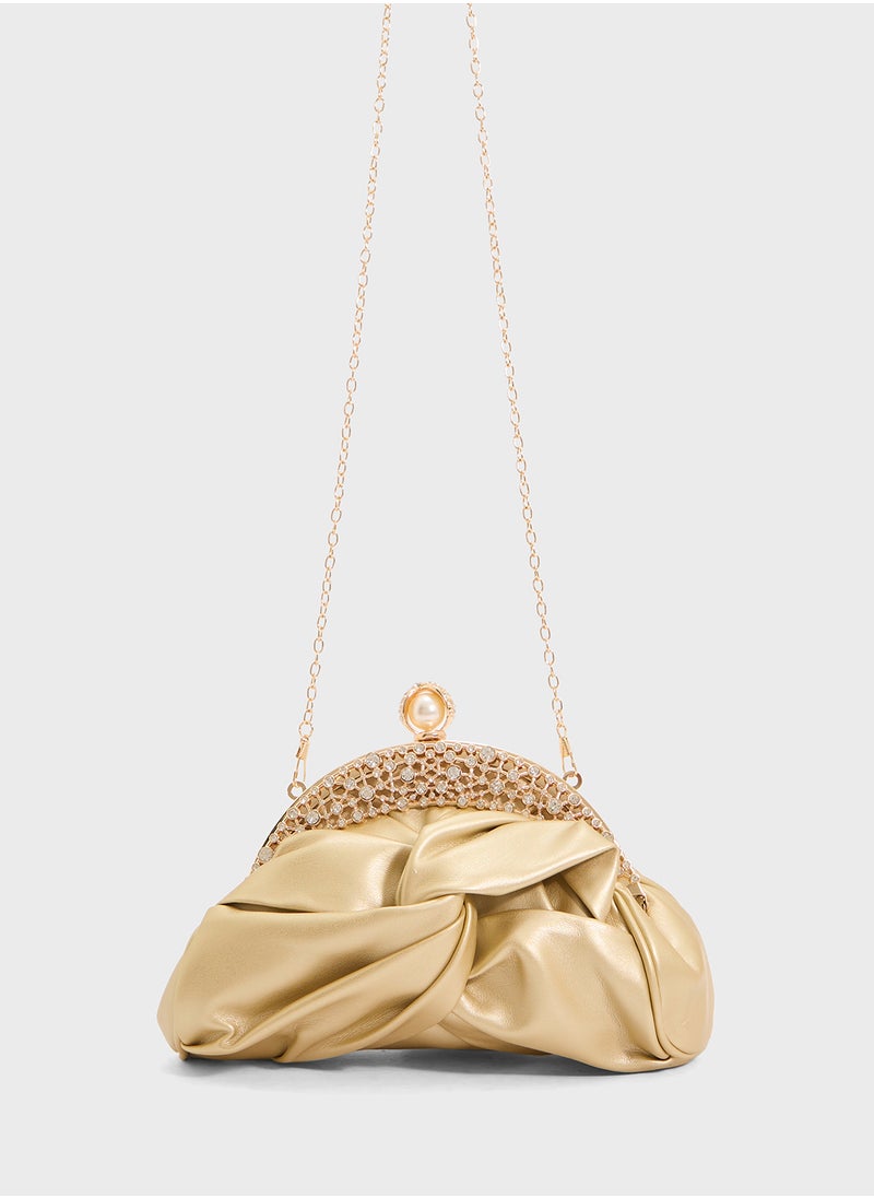 Ladies Sparkly Clutch Bag