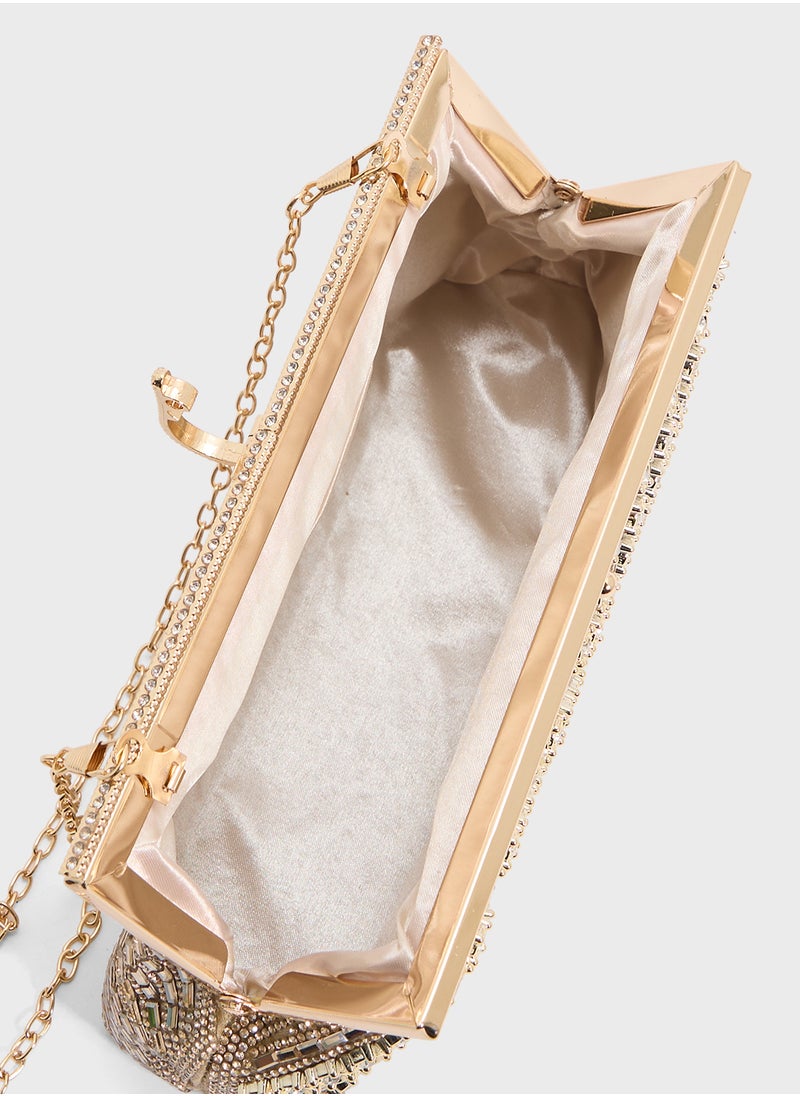Ladies Sparkly Clutch Bag