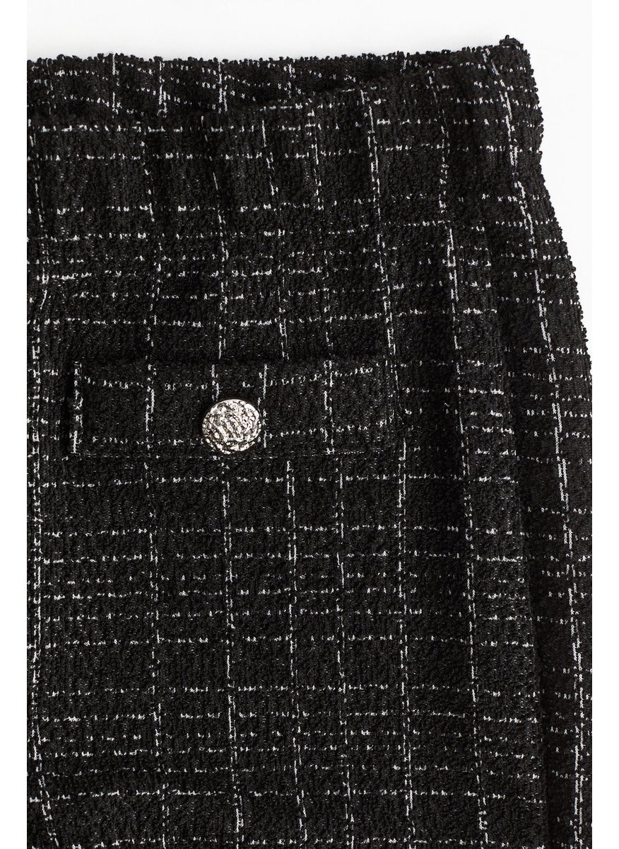 Bouclé-Jersey Trousers