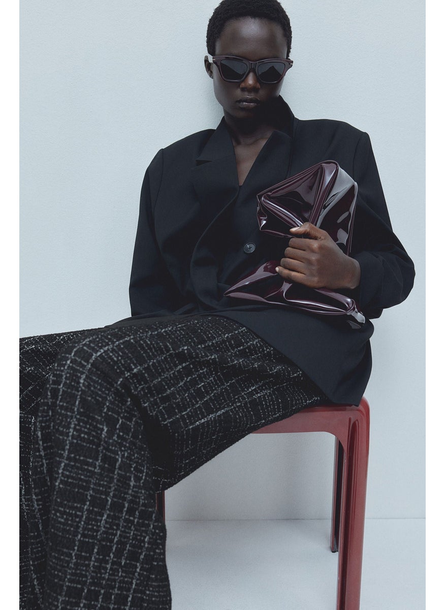 Bouclé-Jersey Trousers