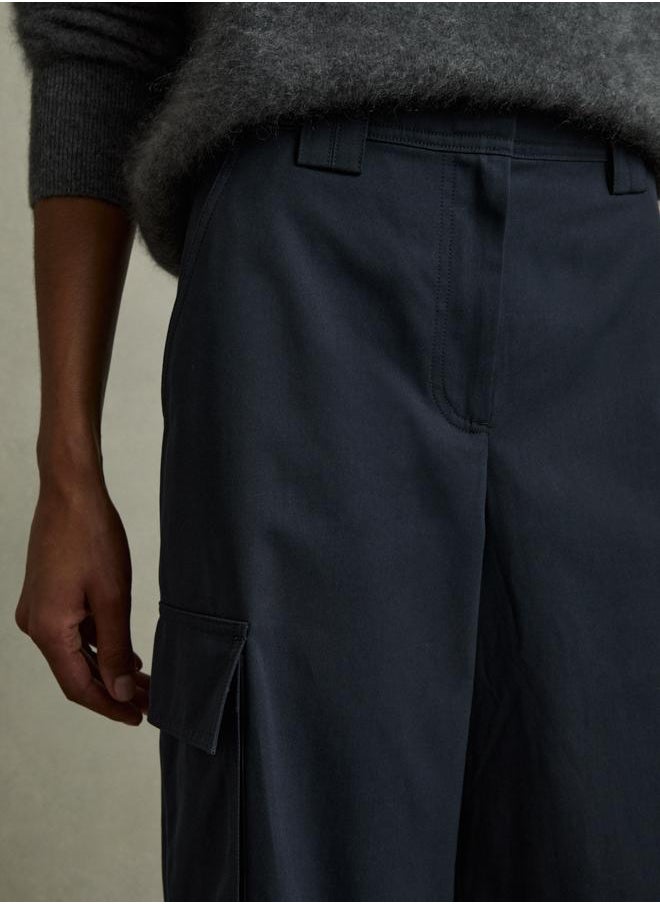 Wide Leg Combat Trouser