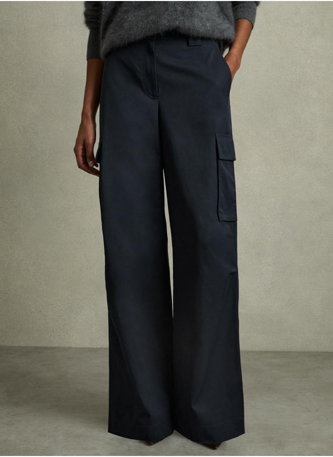 Wide Leg Combat Trouser