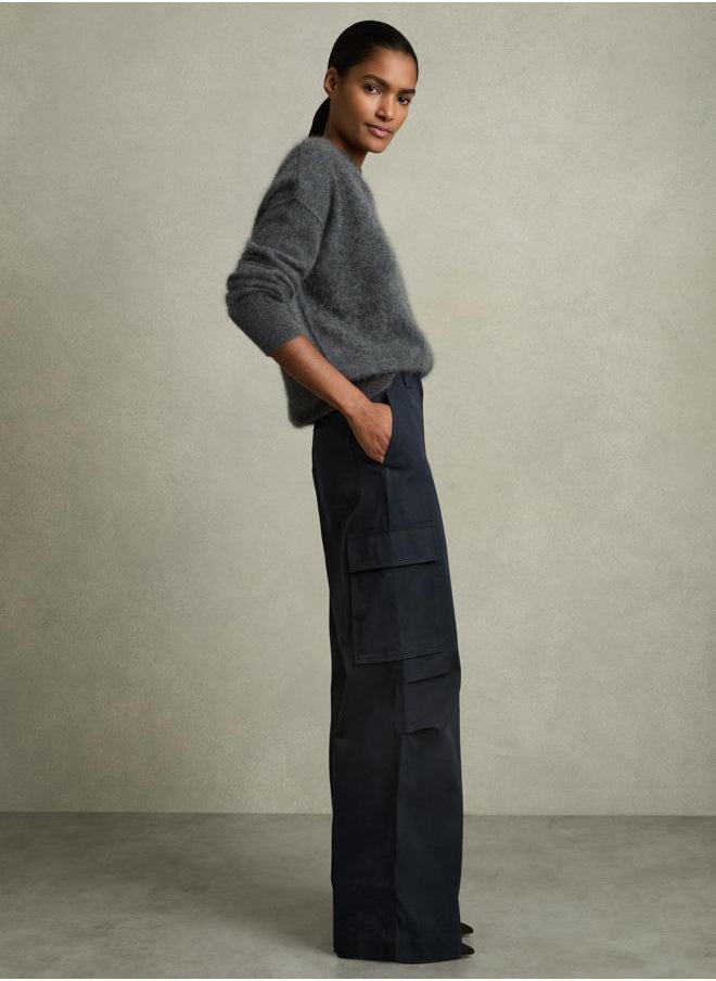 Wide Leg Combat Trouser