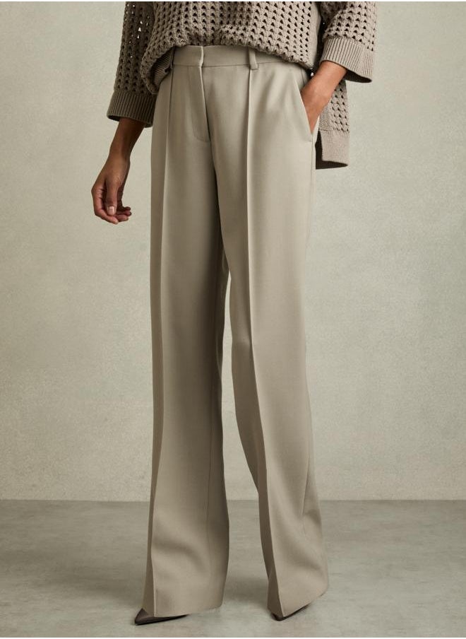 Textured Straight Leg Trouser