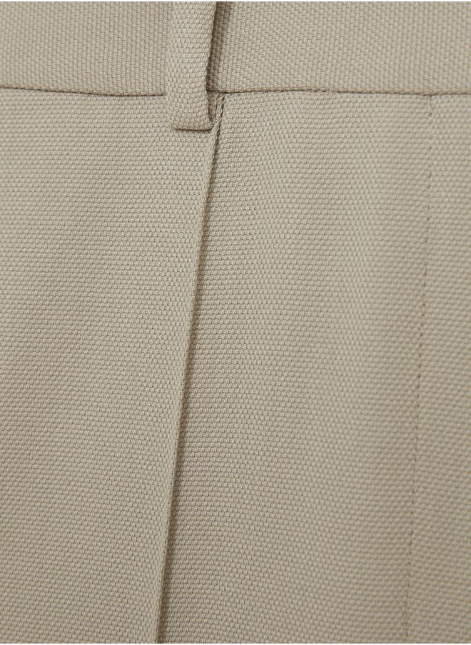 Textured Straight Leg Trouser