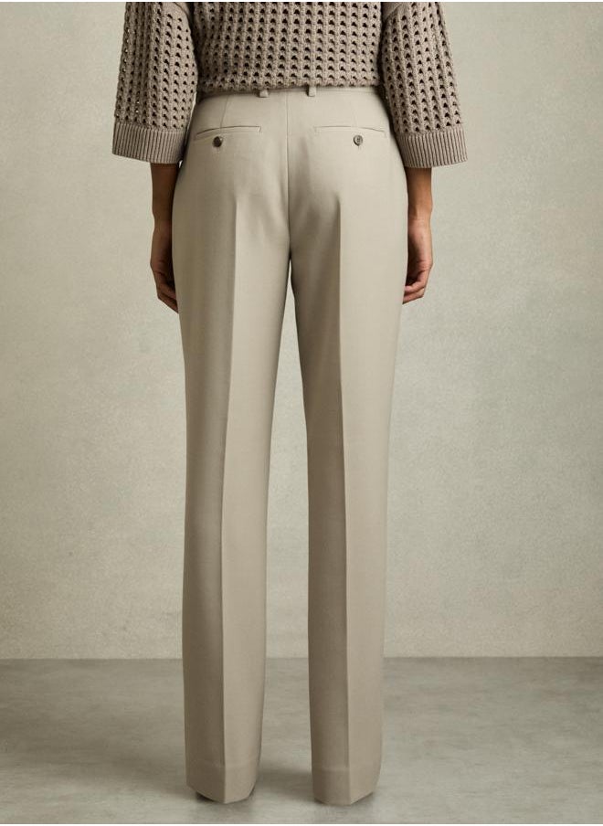 Textured Straight Leg Trouser