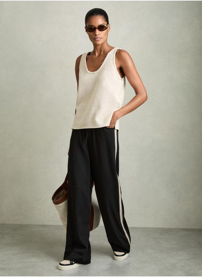 Crafted Wide Leg Trouser