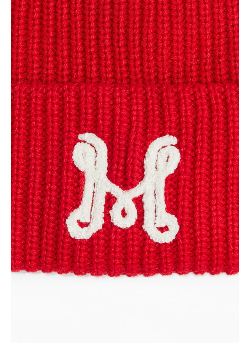 Rib-Knit Beanie