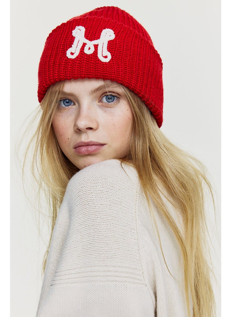 Rib-Knit Beanie
