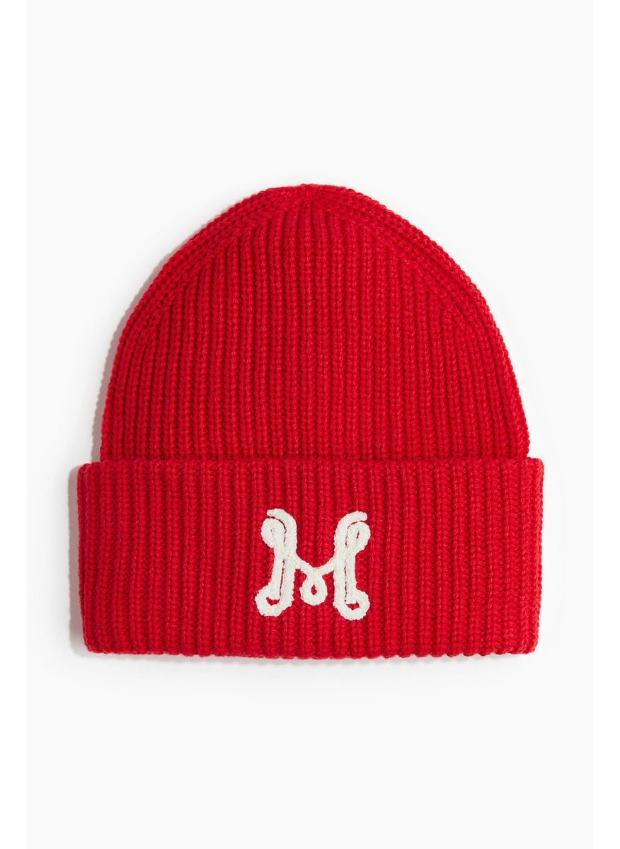 Rib-Knit Beanie