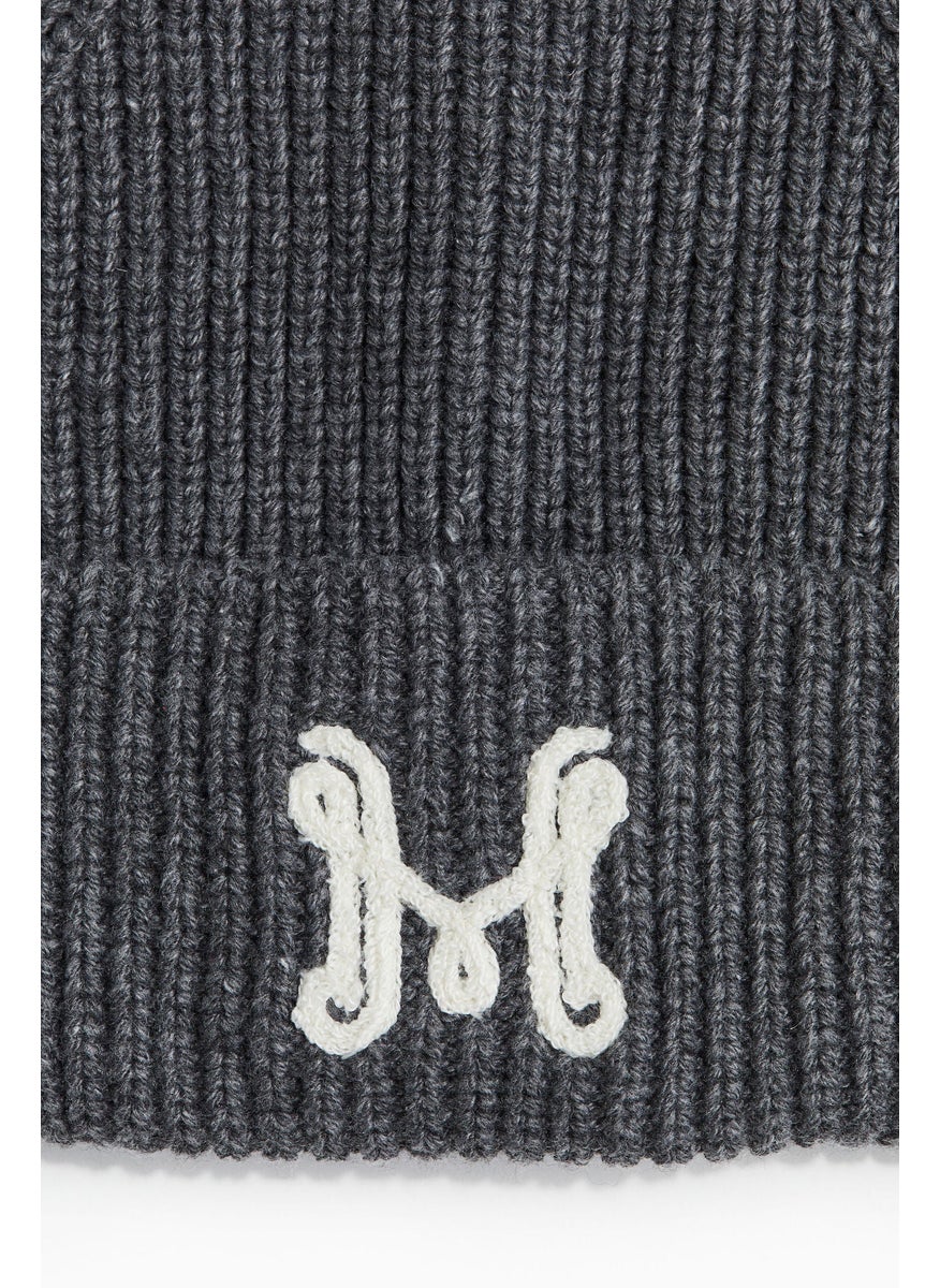 Rib-Knit Beanie