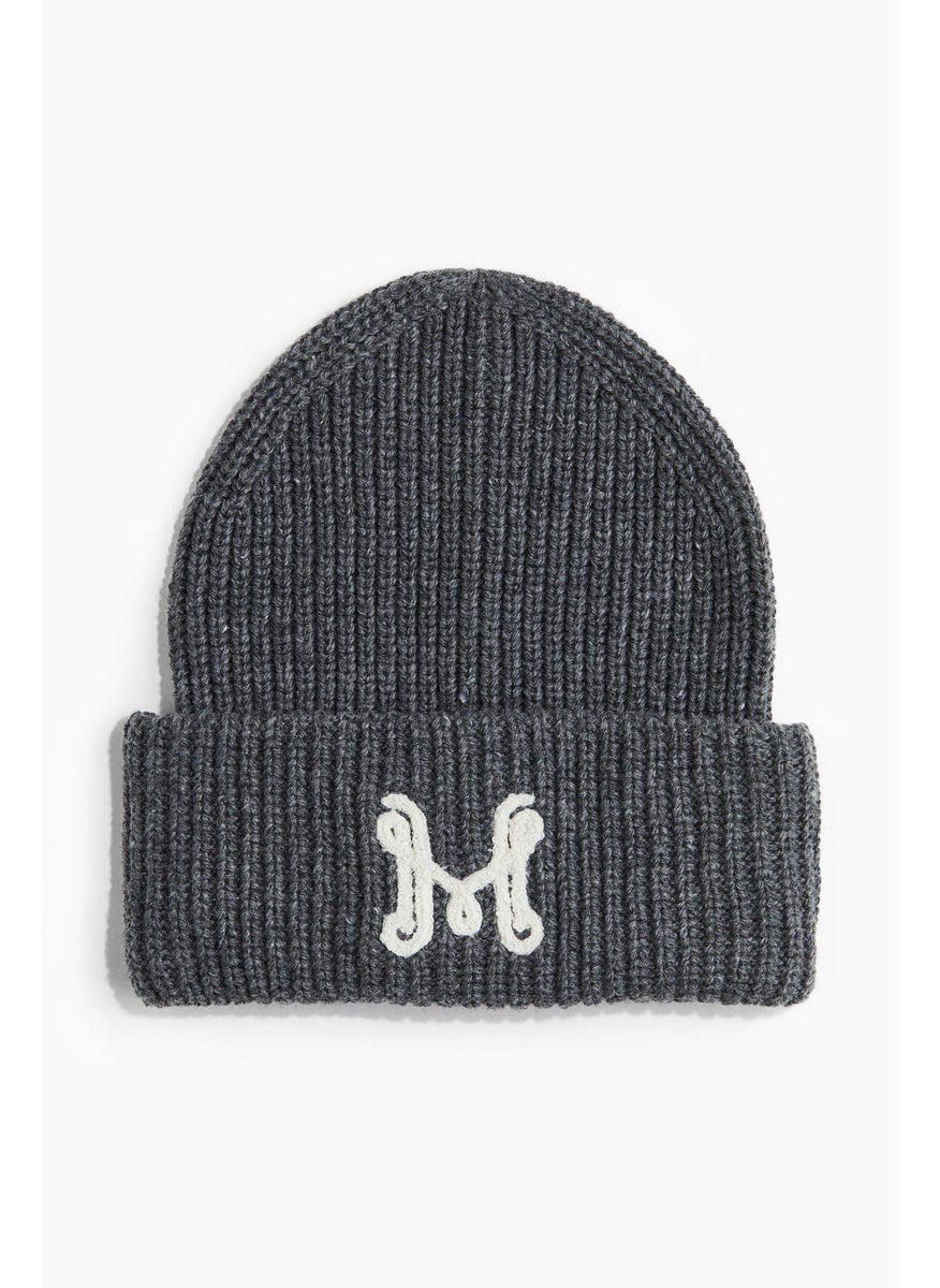Rib-Knit Beanie