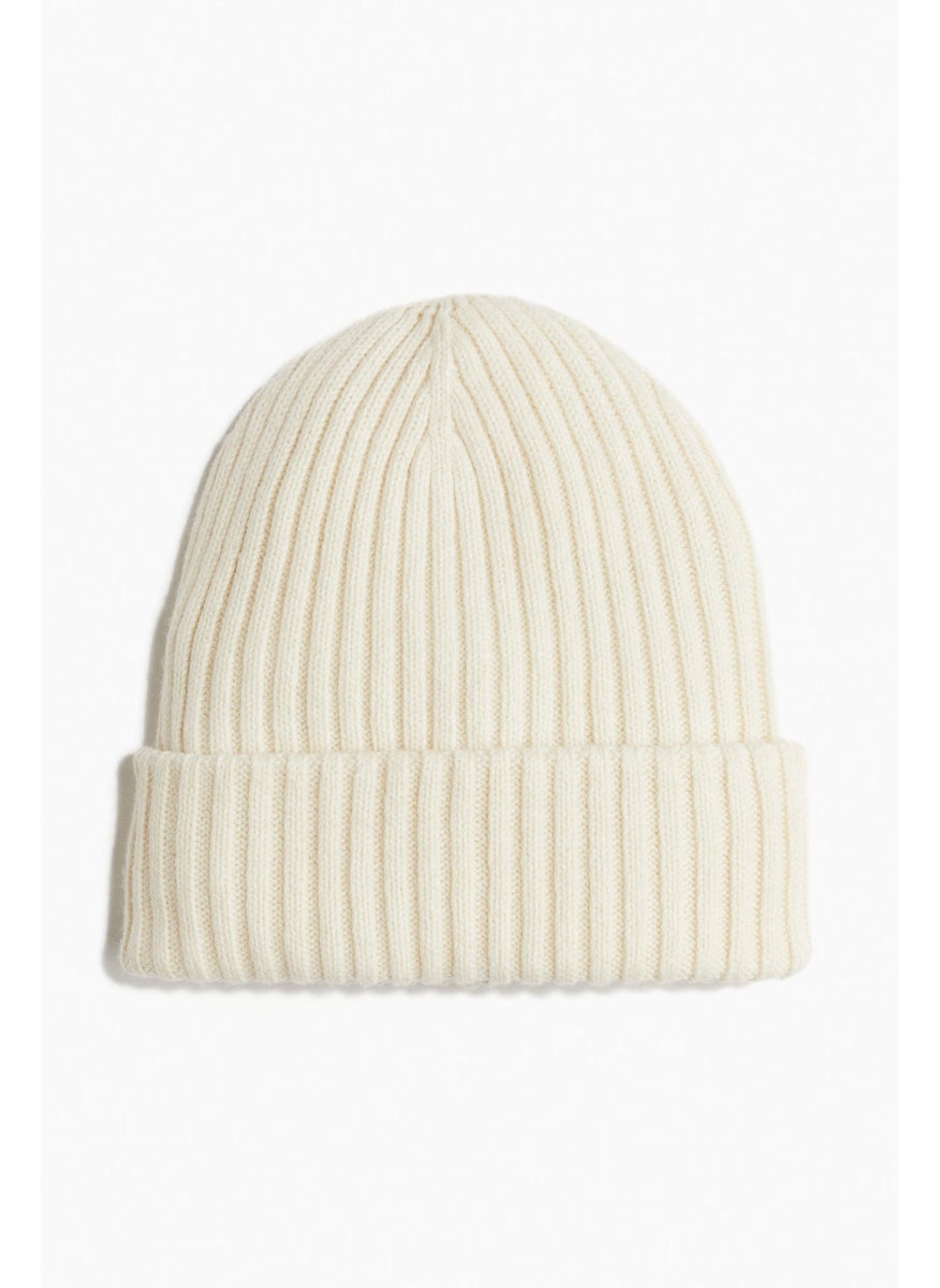 Rib-Knit Beanie