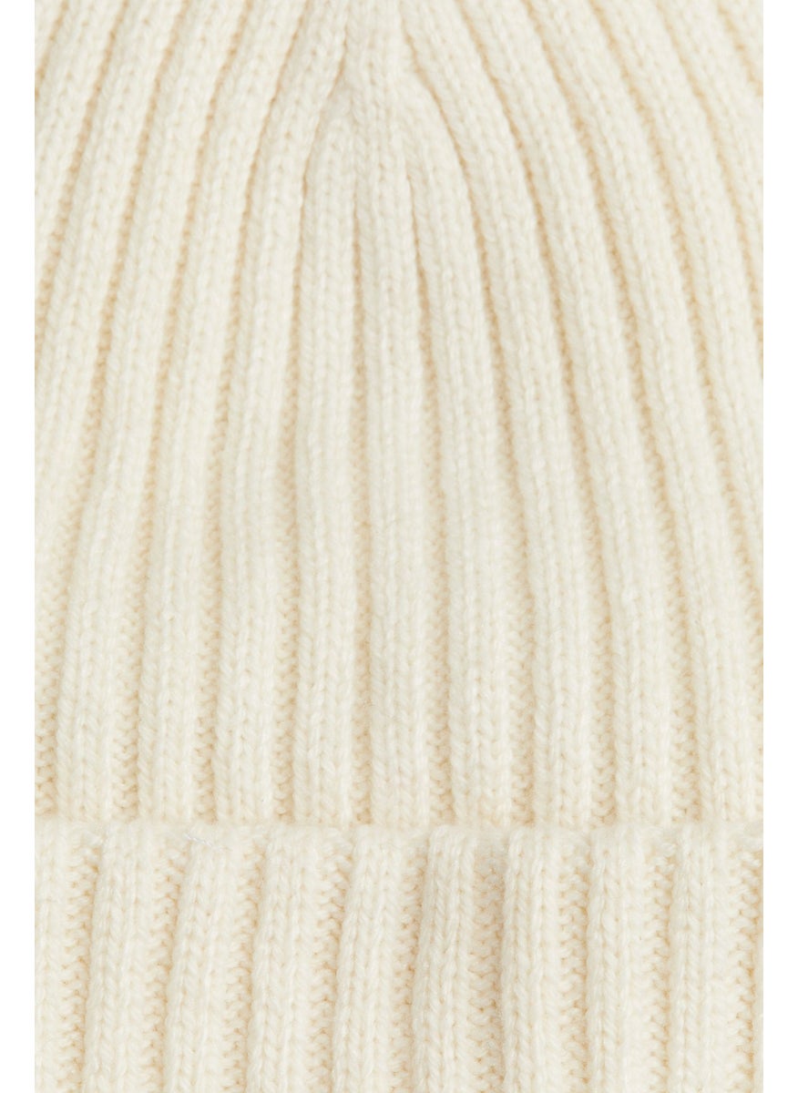 Rib-Knit Beanie
