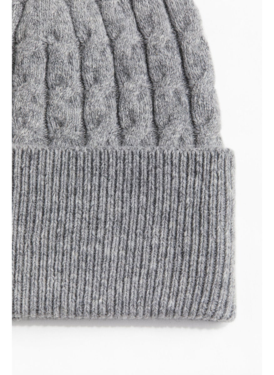 Cable-Knit Beanie
