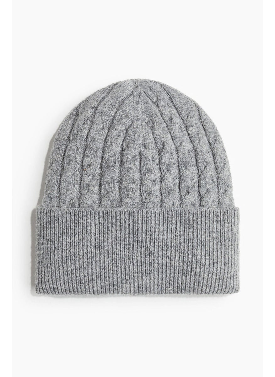 Cable-Knit Beanie