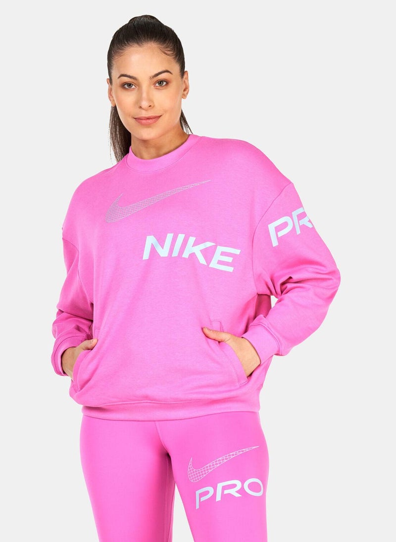 Women's Dri-FIT Get Fit Graphic Crew Sweatshirt