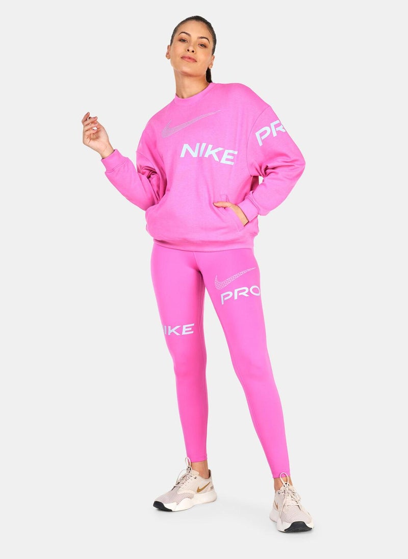 Women's Dri-FIT Get Fit Graphic Crew Sweatshirt