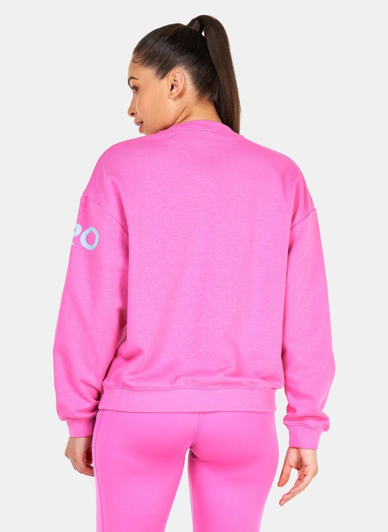 Women's Dri-FIT Get Fit Graphic Crew Sweatshirt
