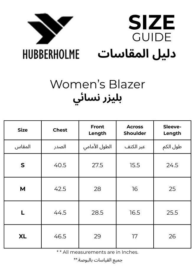 Women's Beige Polyester Blend Solid Tailored Fit Blazer