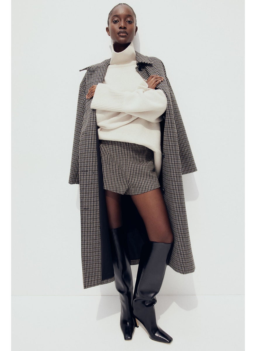 Cashmere-Blend Turtle-Neck Jumper