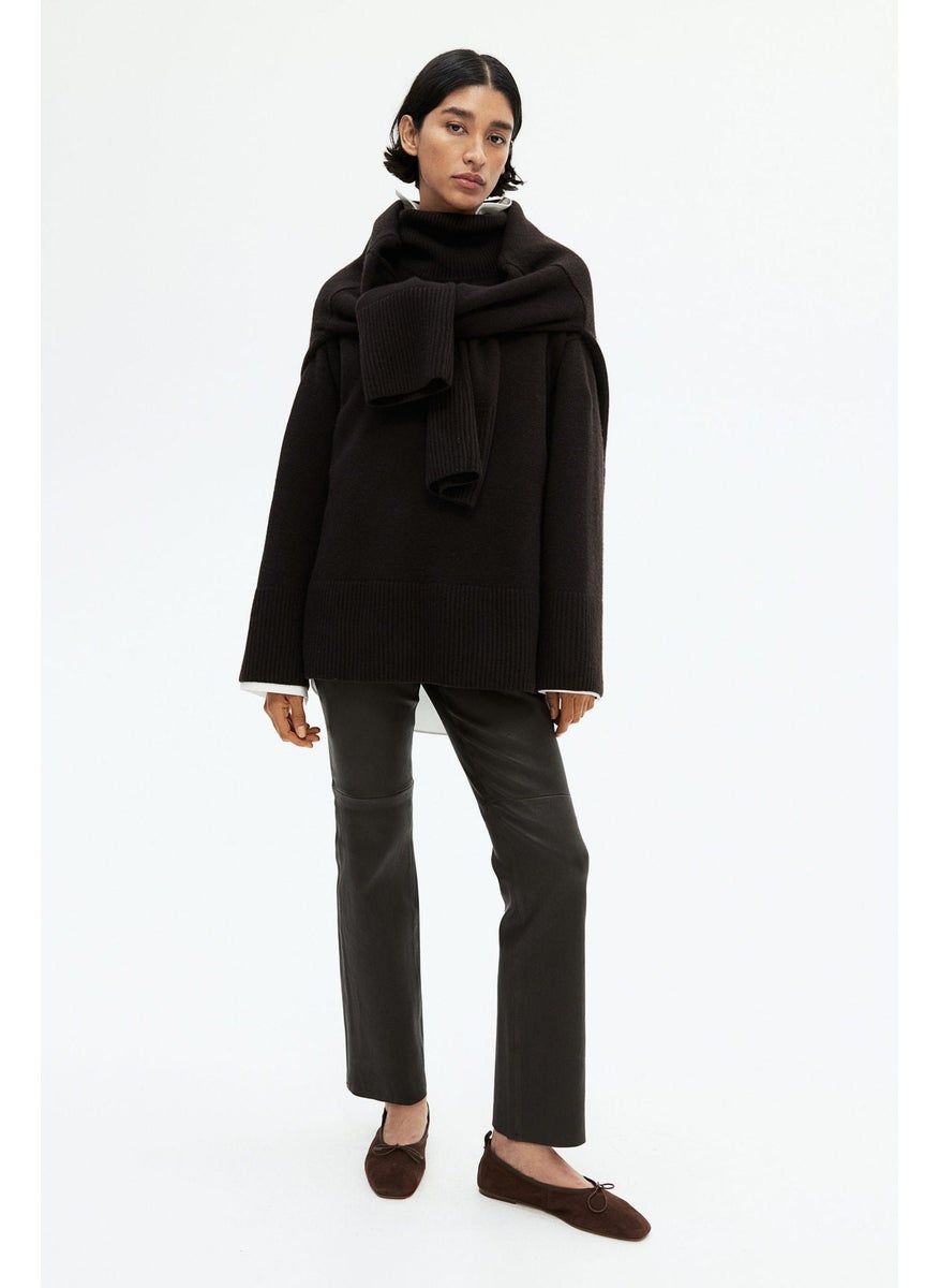 Cashmere-Blend Turtle Neck Jumper