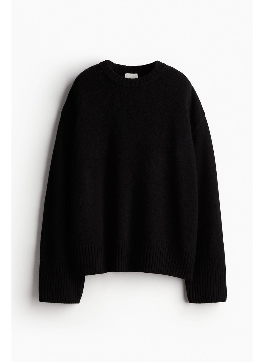 Oversized Cashmere-Blend Jumper