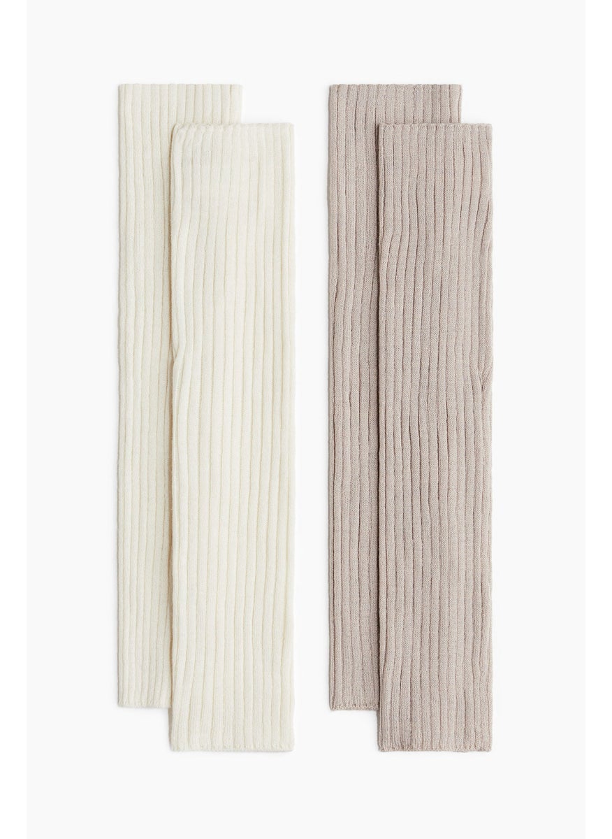 2-Pack Rib-Knit Leg Warmers