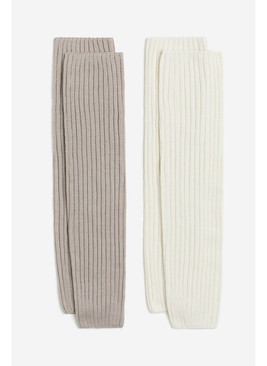 2-Pack Rib-Knit Leg Warmers