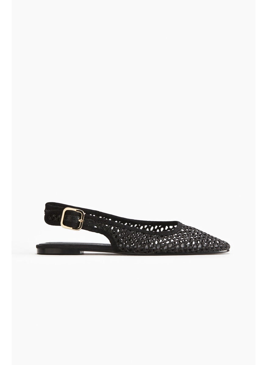 Mesh Slingback Sandals