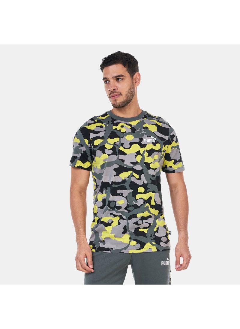 Men's ESS+ Camo Allover Print T-Shirt