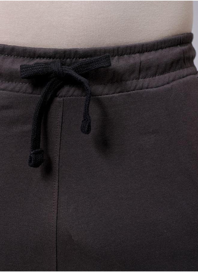 Men Slim Fit Solid Mid-Rise Stretchable Knitted Jogger Trousers