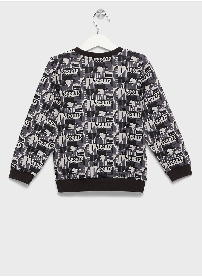 Infant Minicats Aop Tracksuit