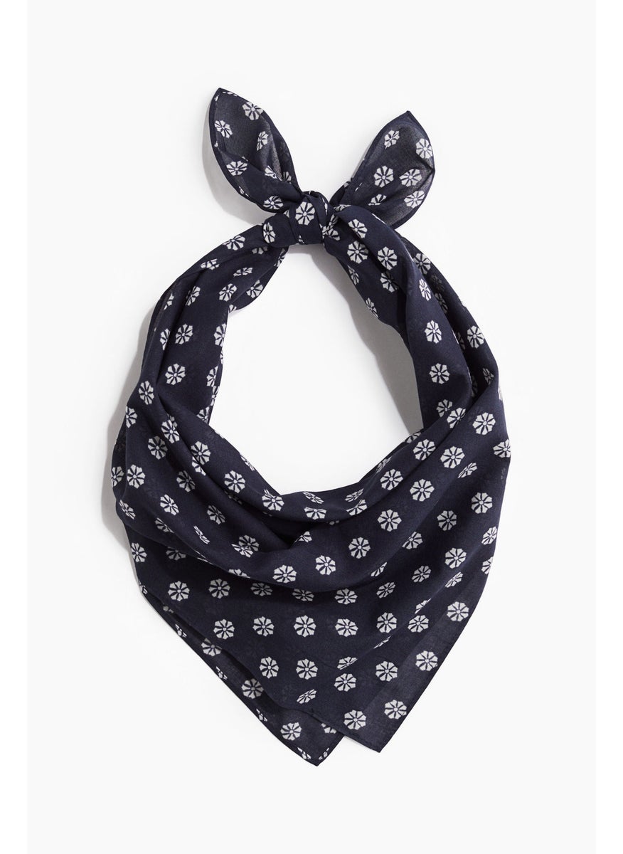 Patterned Cotton Scarf
