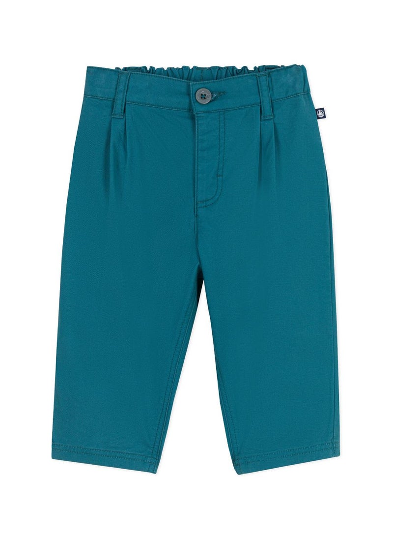 Babies' plain soft trousers
