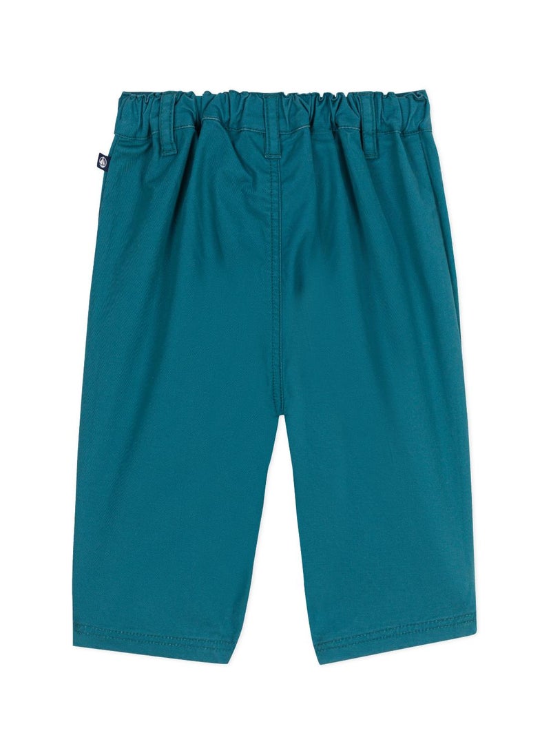 Babies' plain soft trousers