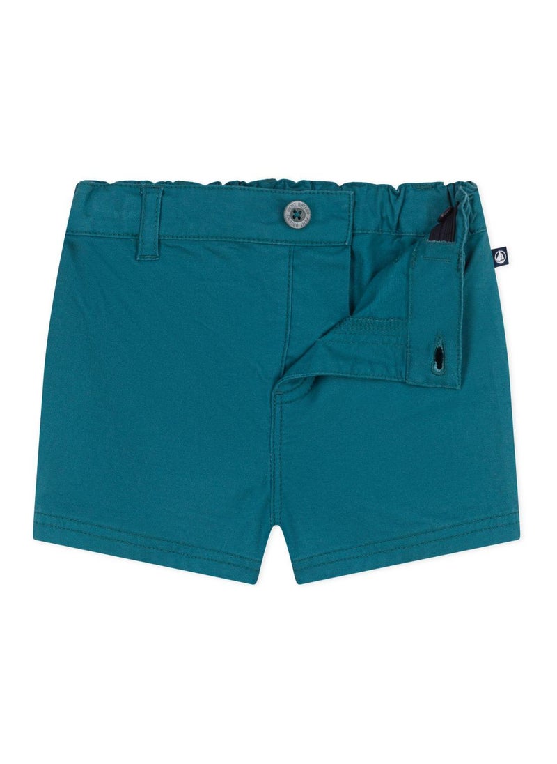 Babies' plain serge shorts