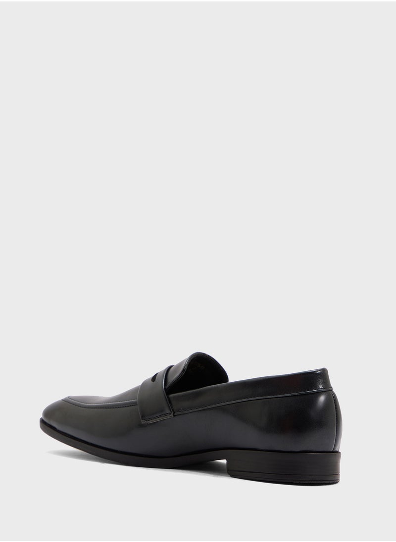 Saddle Detail Classic Formal Slip Ons