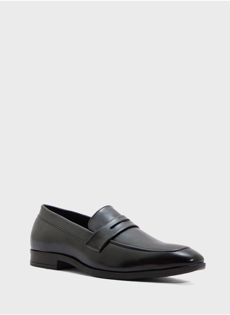 Saddle Detail Classic Formal Slip Ons
