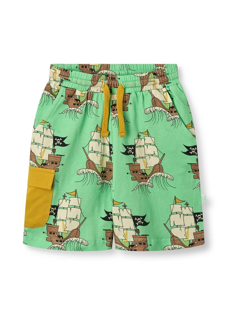 Shorts with pirate ships