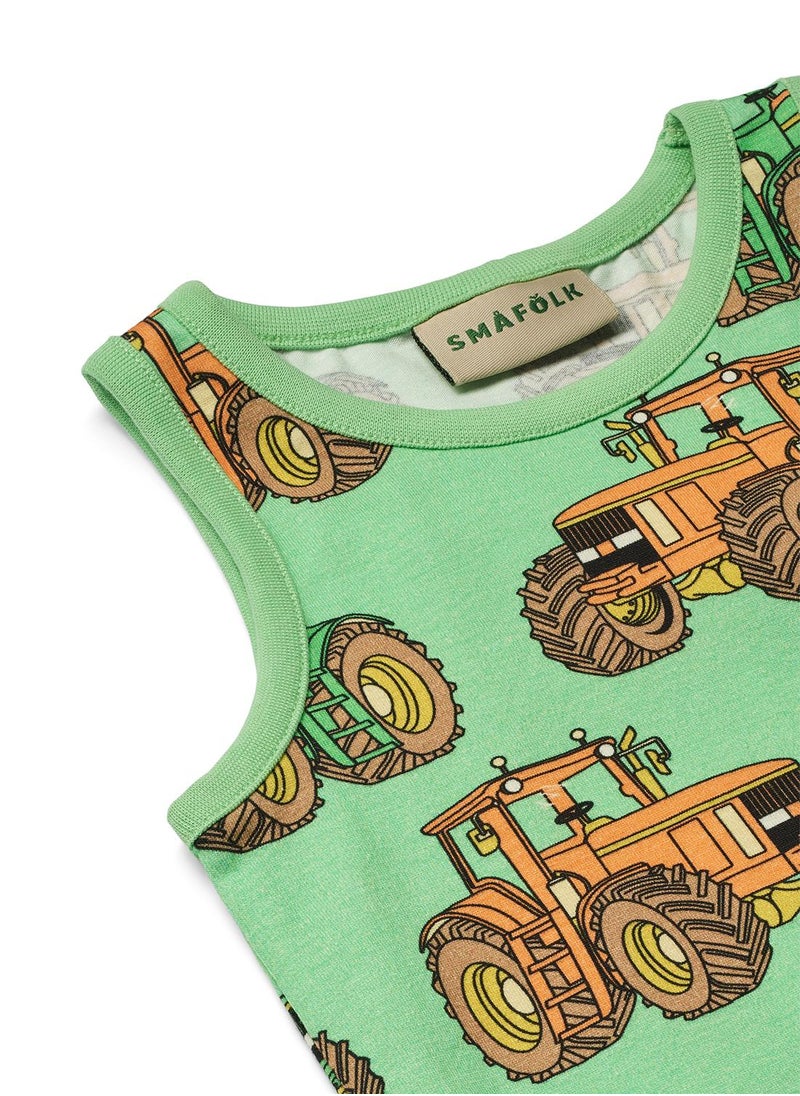 Underwear set with tractors