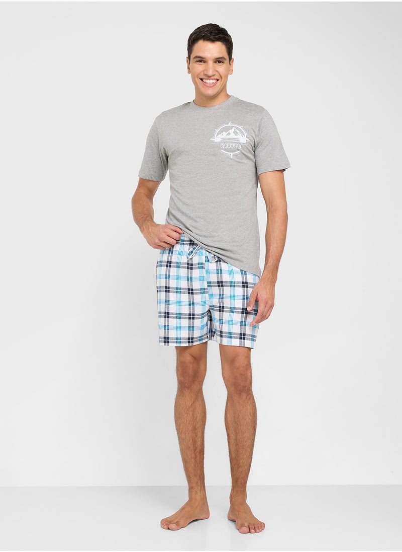 Nightwear T-Shirt & Shorts Sets