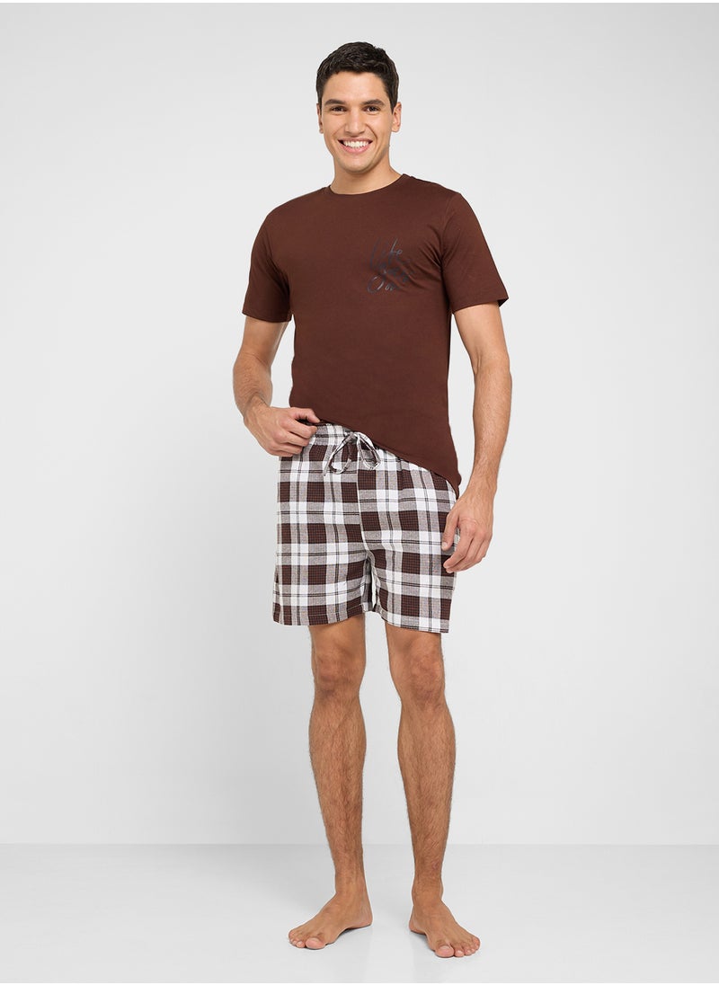 Nightwear T-Shirt & Shorts Sets