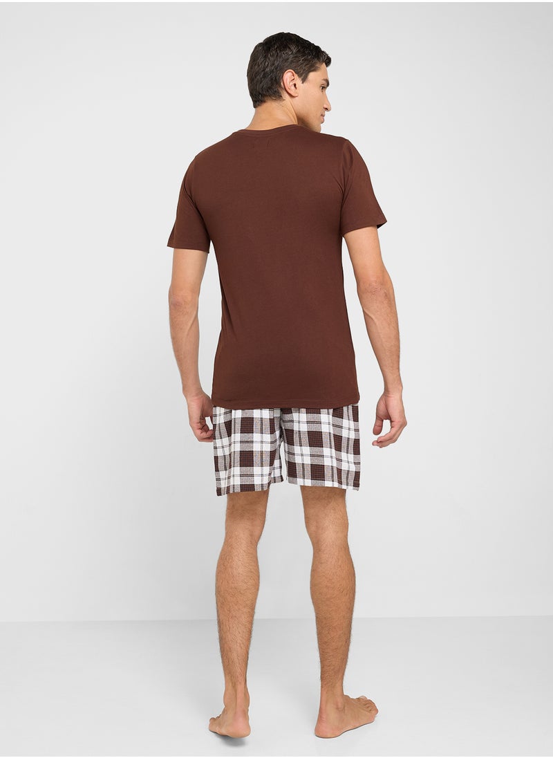 Nightwear T-Shirt & Shorts Sets