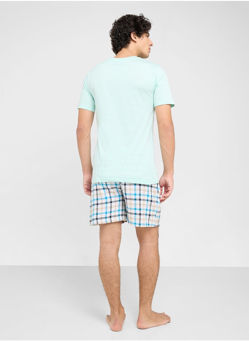 Nightwear T-Shirt & Shorts Sets