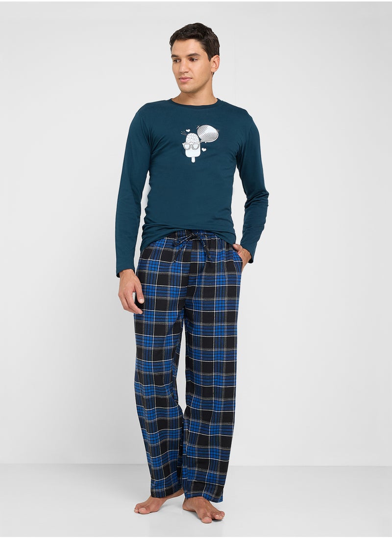 Nightwear T-Shirt & Pants Sets