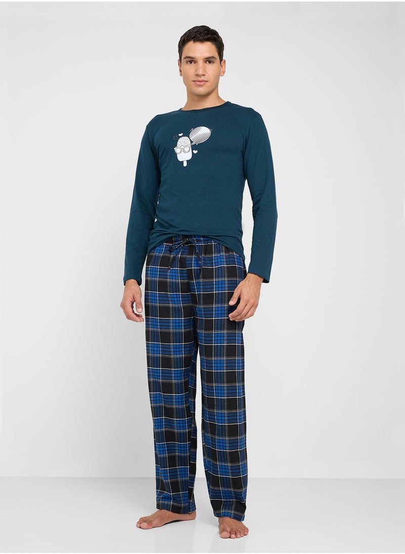 Nightwear T-Shirt & Pants Sets